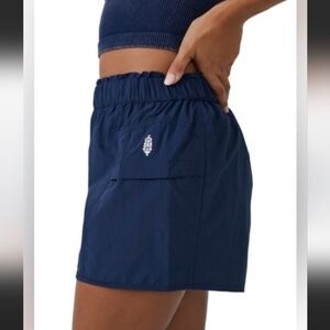 NWT FP Movement by Free People Women's In The Wild Shorts Nova Blue Size S
